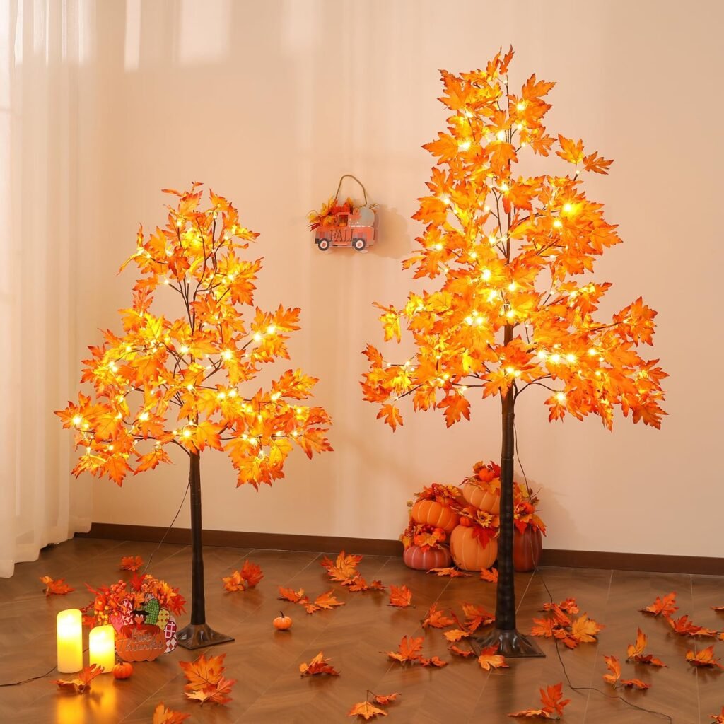 Lighted Maple Tree